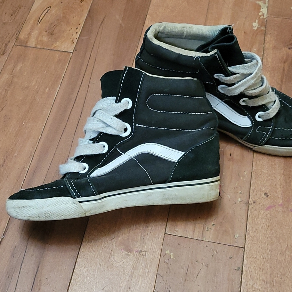 Vans wedge heel shoes